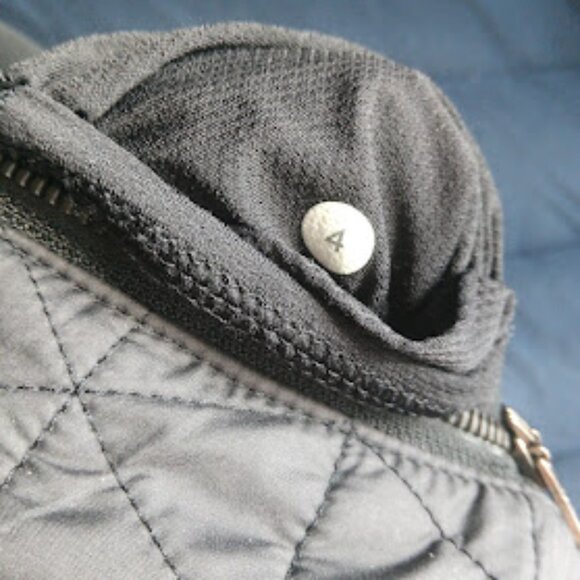 LULULEMON | 'Fleecy keen' Black Fleece Jacket  ZIp Up Fleece Removable Hood 4 - Picture 15 of 15